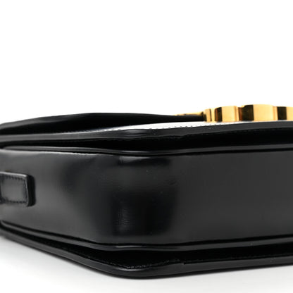 Celine Shiny Calfskin Medium Triomphe Black 9 of 12