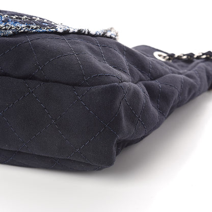 Chanel Canvas Quilted La Pausa Large Shopping Tote Navy 10 of 10