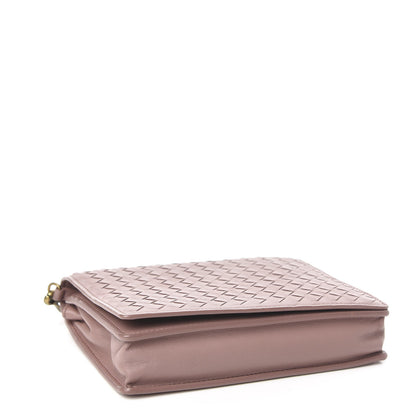 Bottega Veneta Nappa Intrecciato Chain Wallet Deco Rose 4 of 9
