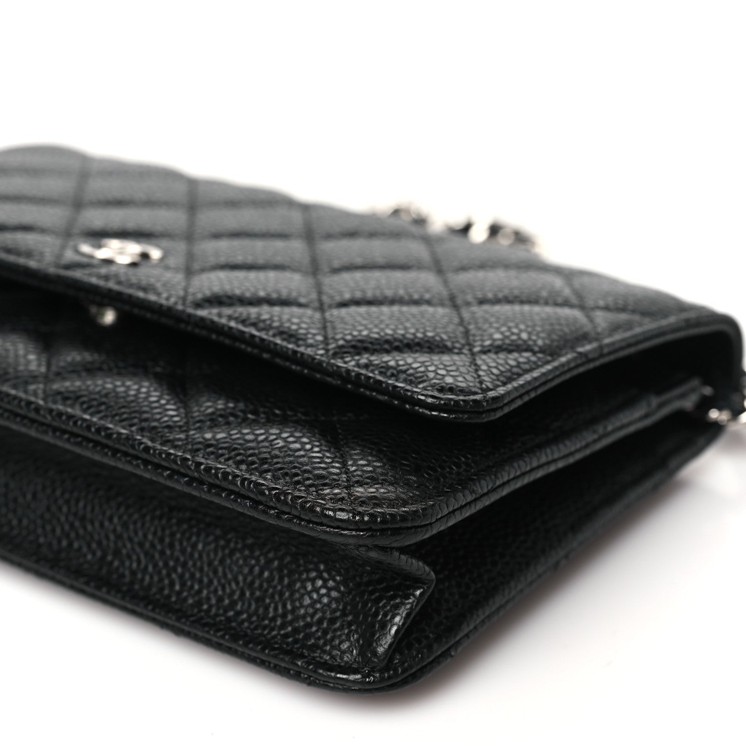 Chanel Caviar Quilted Wallet on Chain WOC Black 11 of 11