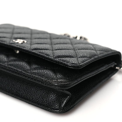 Chanel Caviar Quilted Wallet on Chain WOC Black 11 of 11