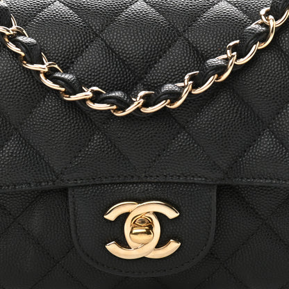 Chanel Caviar Quilted Mini Rectangular Flap Black 8 of 13