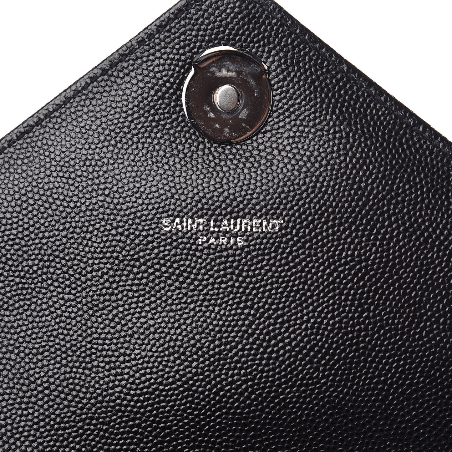 Grain De Poudre Textured Mixed Matelasse Triquilt Medium Monogram Satchel Black