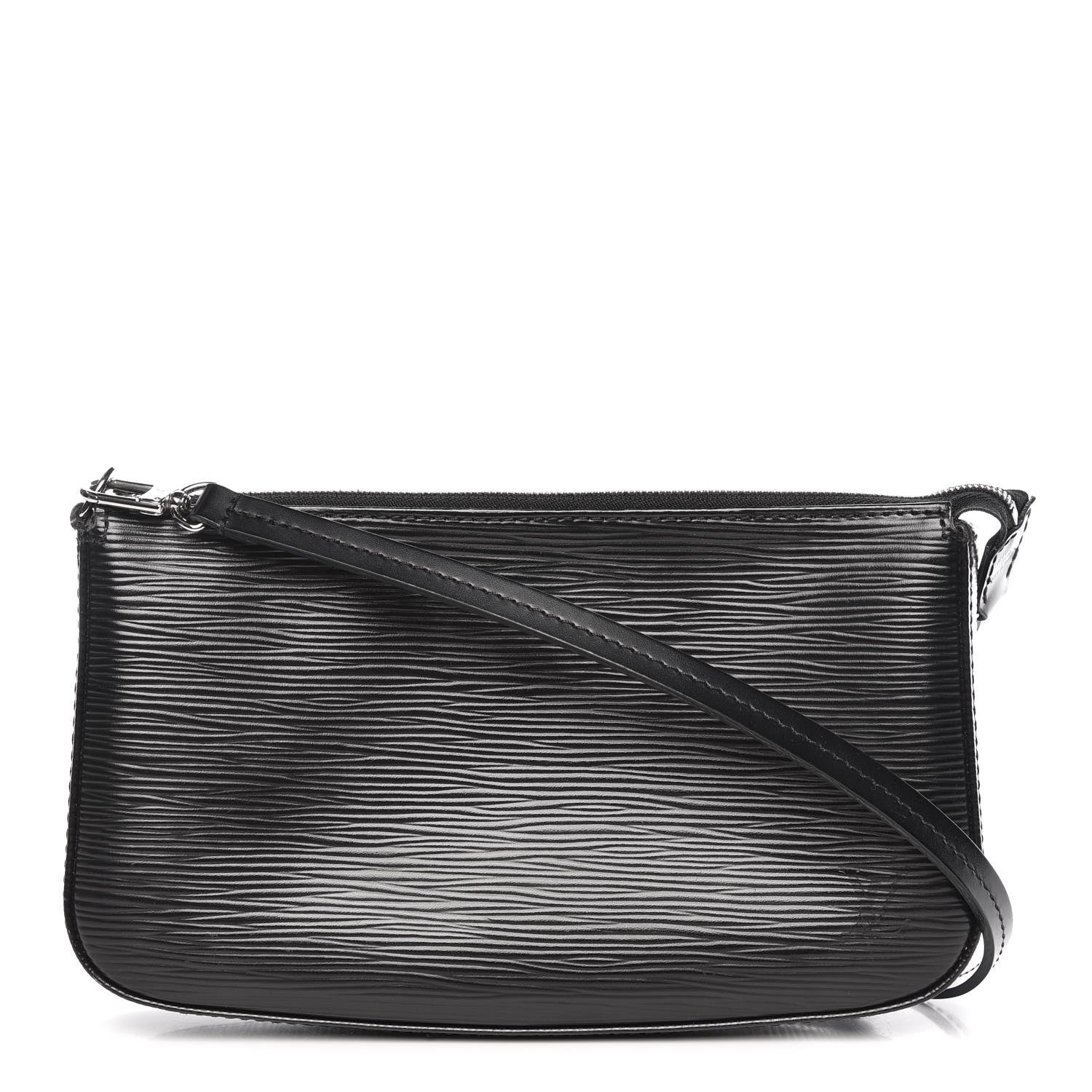 Louis Vuitton Epi Pochette Accessories NM Black 1 of 9