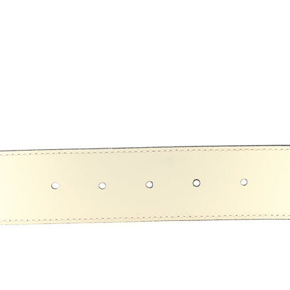 Gucci Calfskin Double G 40mm Belt 75 30 Mystic White 4 of 4