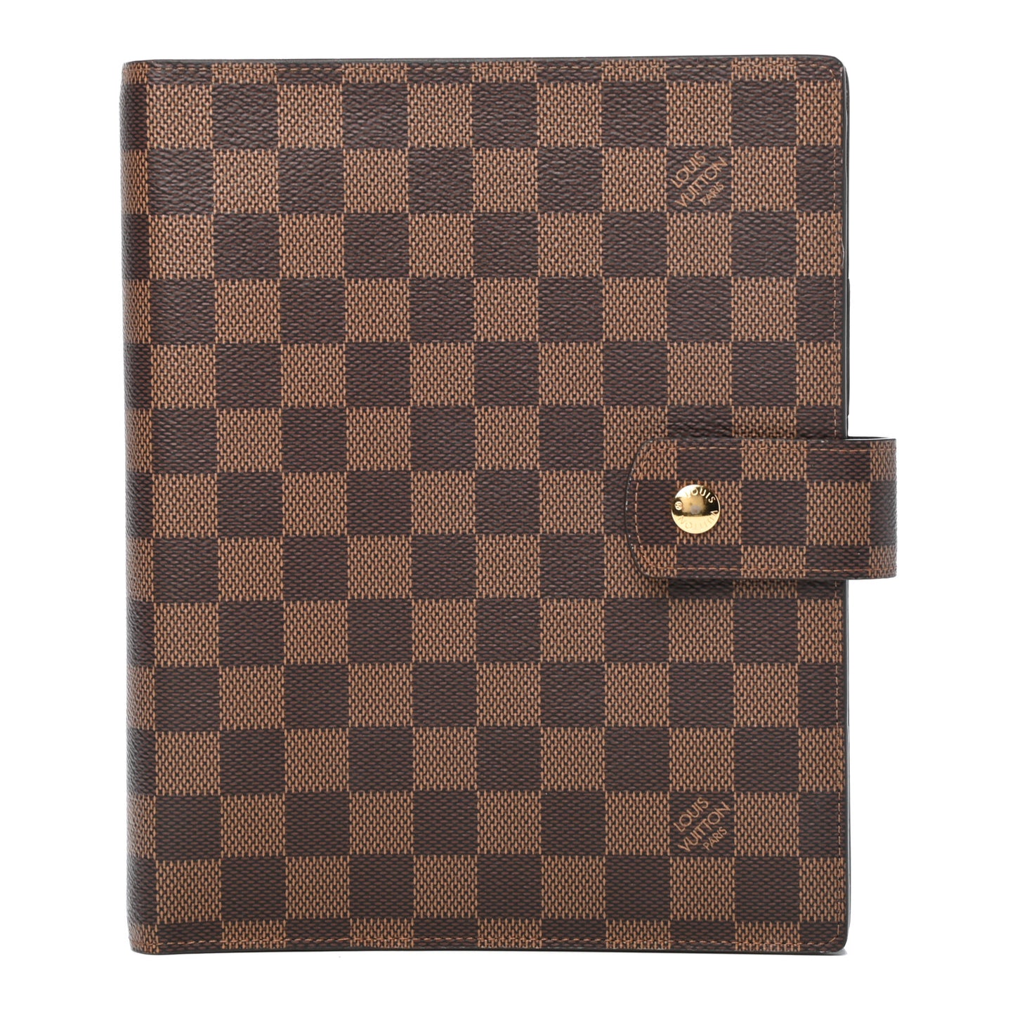 Damier Ebene Large Ring Agenda Cover