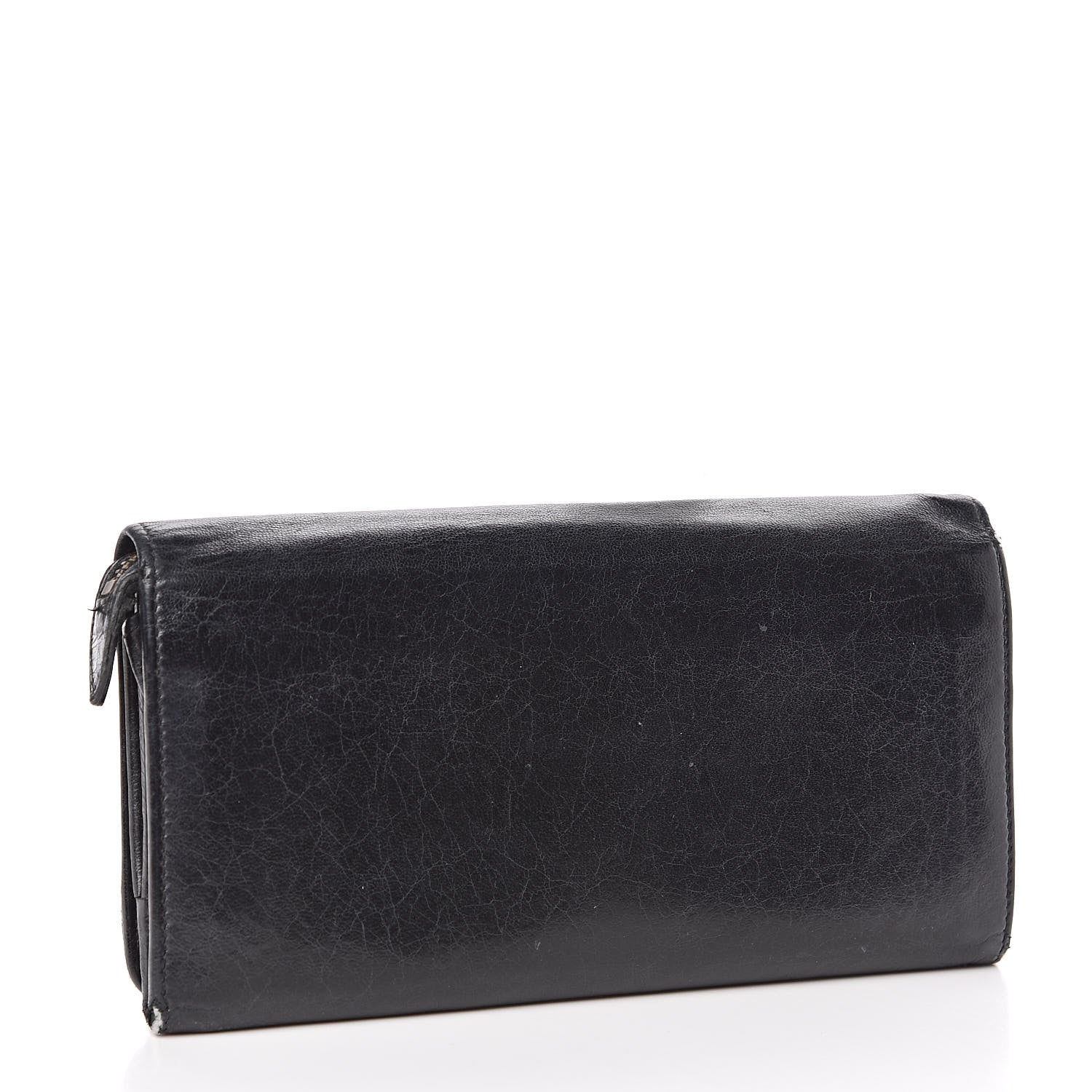 Balenciaga Chevre Classic Hardware Classic Hardware Money Wallet Black 3 of 10