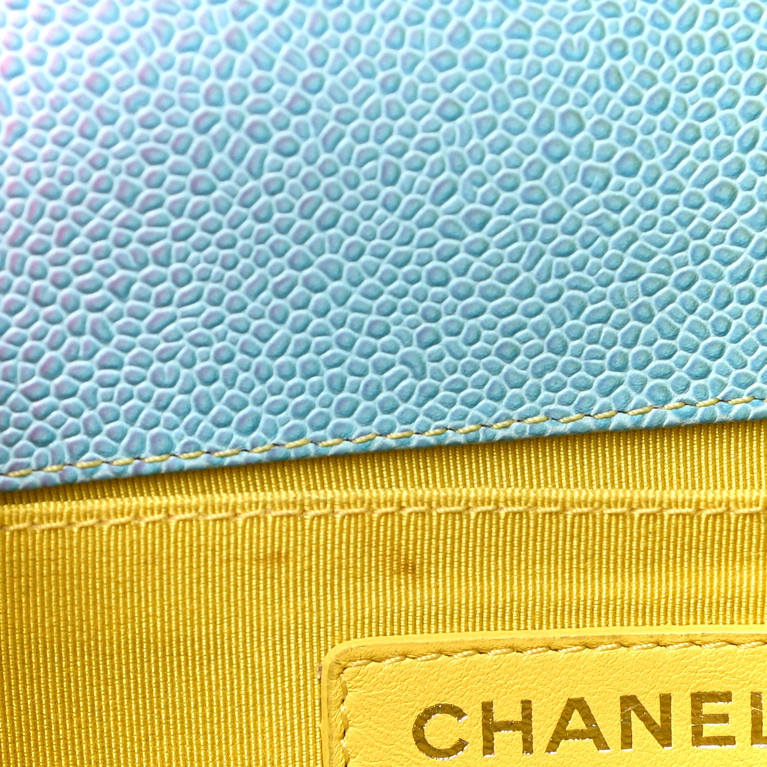 Chanel Caviar Quilted Medium Cuba Rainbow Boy Flap Multicolor 15 of 20