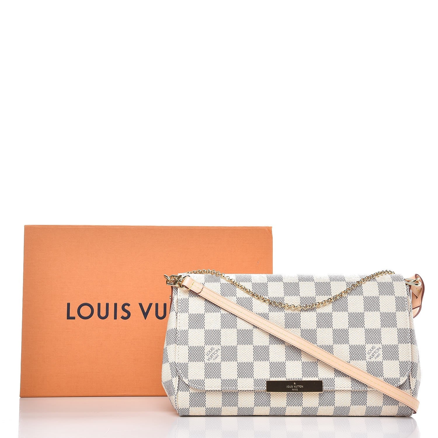 Louis Vuitton Damier Azur Favorite MM 9 of 9
