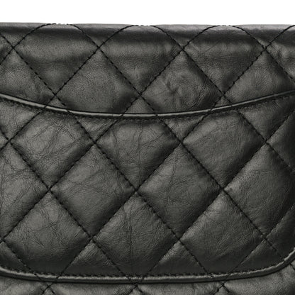 Chanel Aged Calfskin Quilted Reissue Wallet On Chain WOC Black 23 of 27