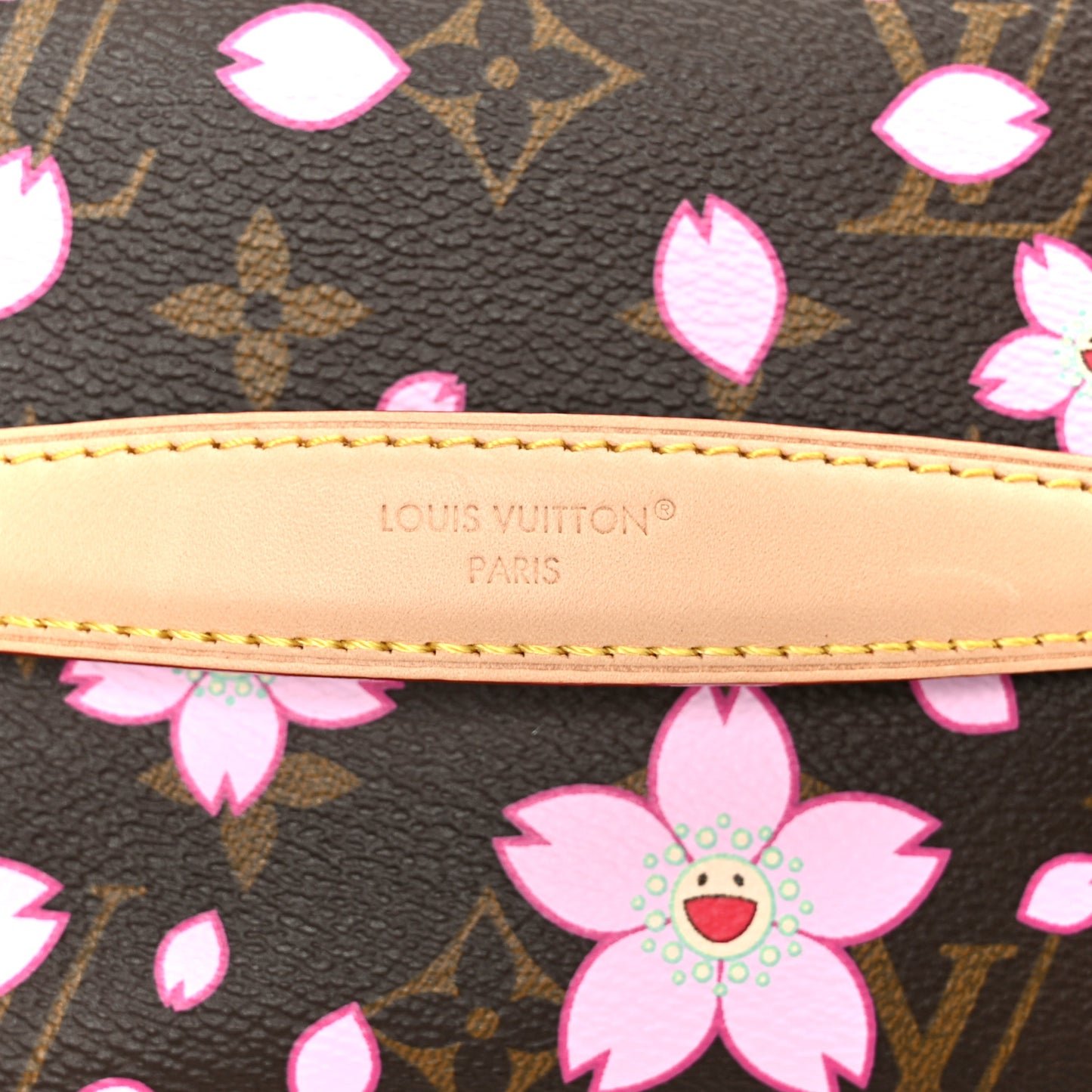 LV X TM Monogram Cherry Blossom Nice Mini Sakura Brown