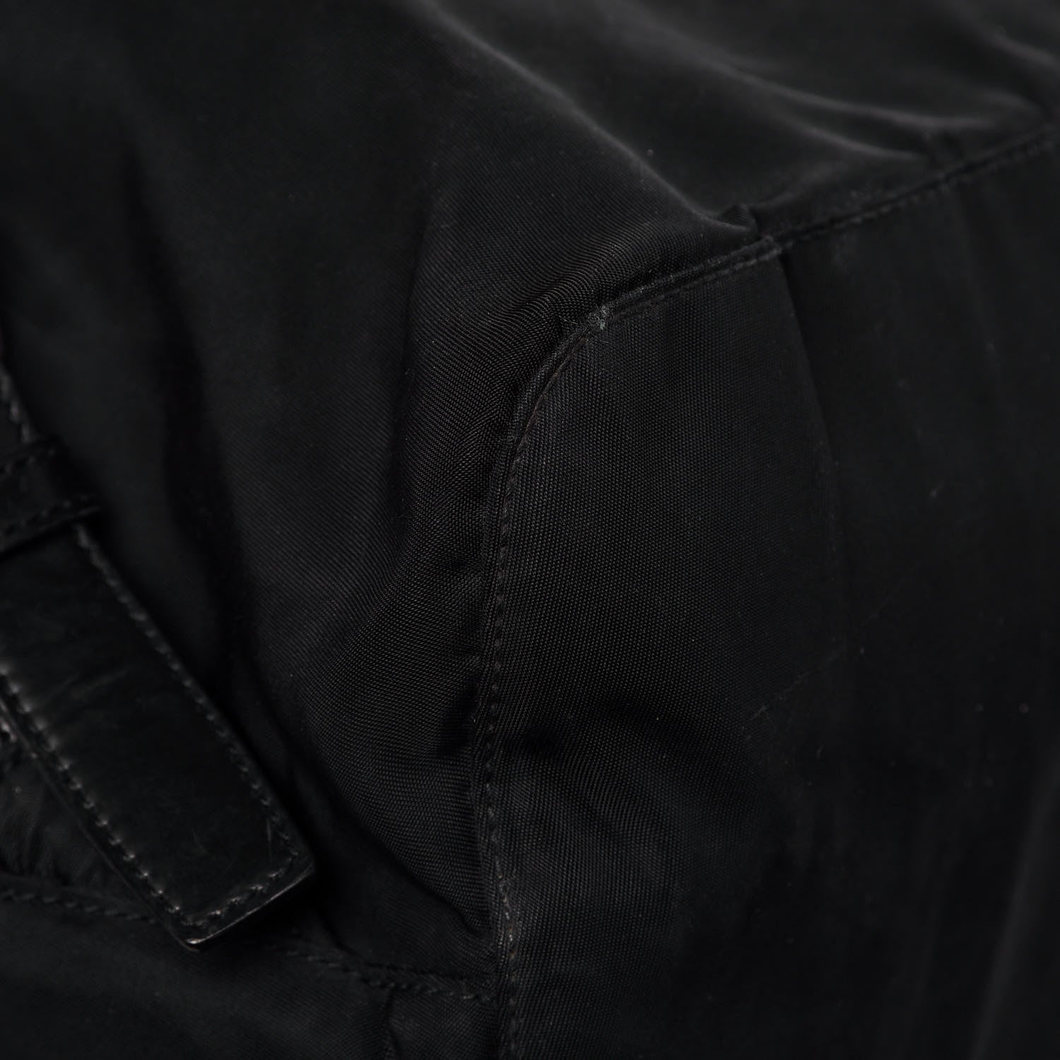 Prada Nylon Vela Medium Backpack Black 10 of 15