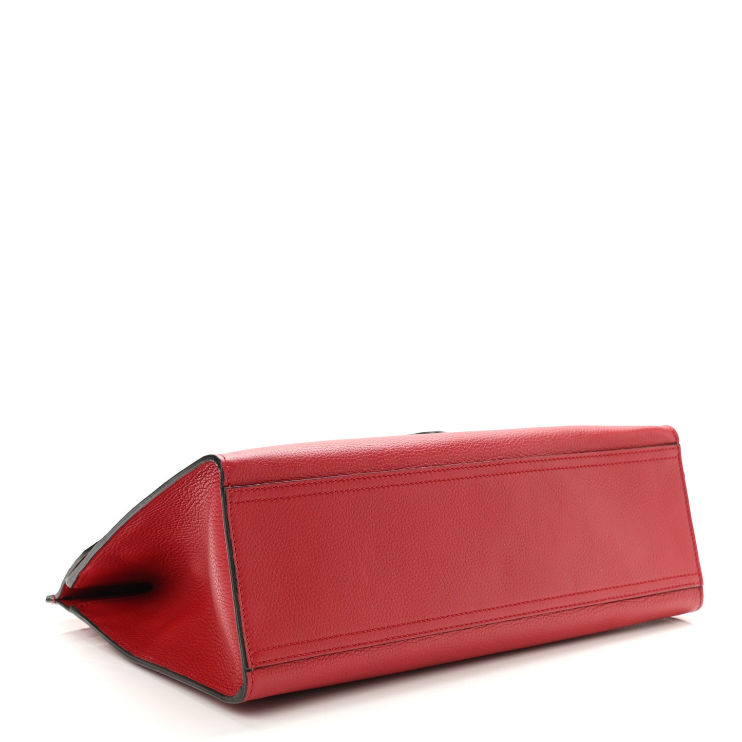 Calfskin Feline Medium GG Marmont Top Handle Bag Vulcanic Red