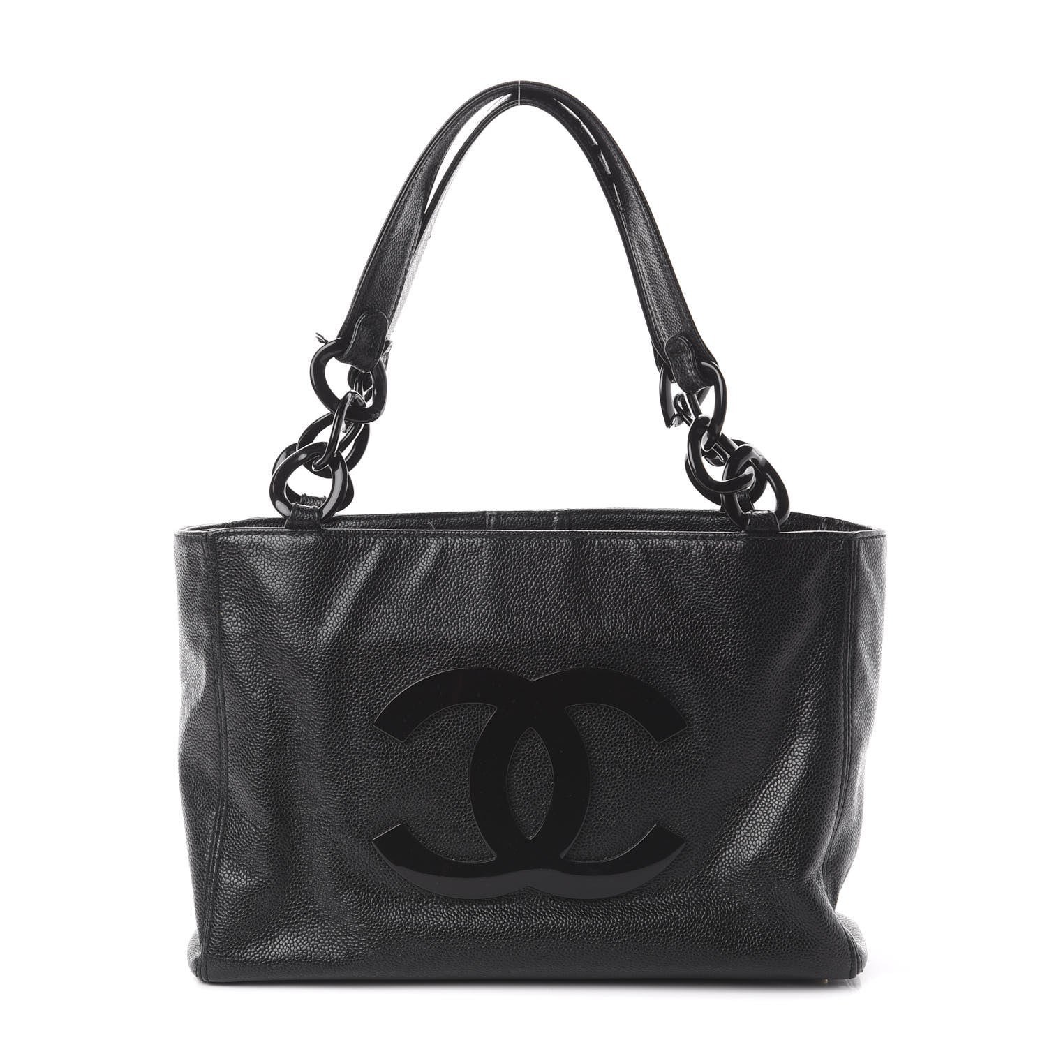 Chanel Caviar Bekko Chain Tote Black 1 of 9