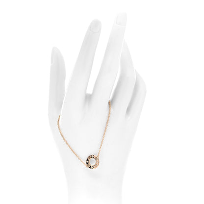 Tiffany 18K Rose Gold Diamond Atlas Pierced Bracelet 2 of 7