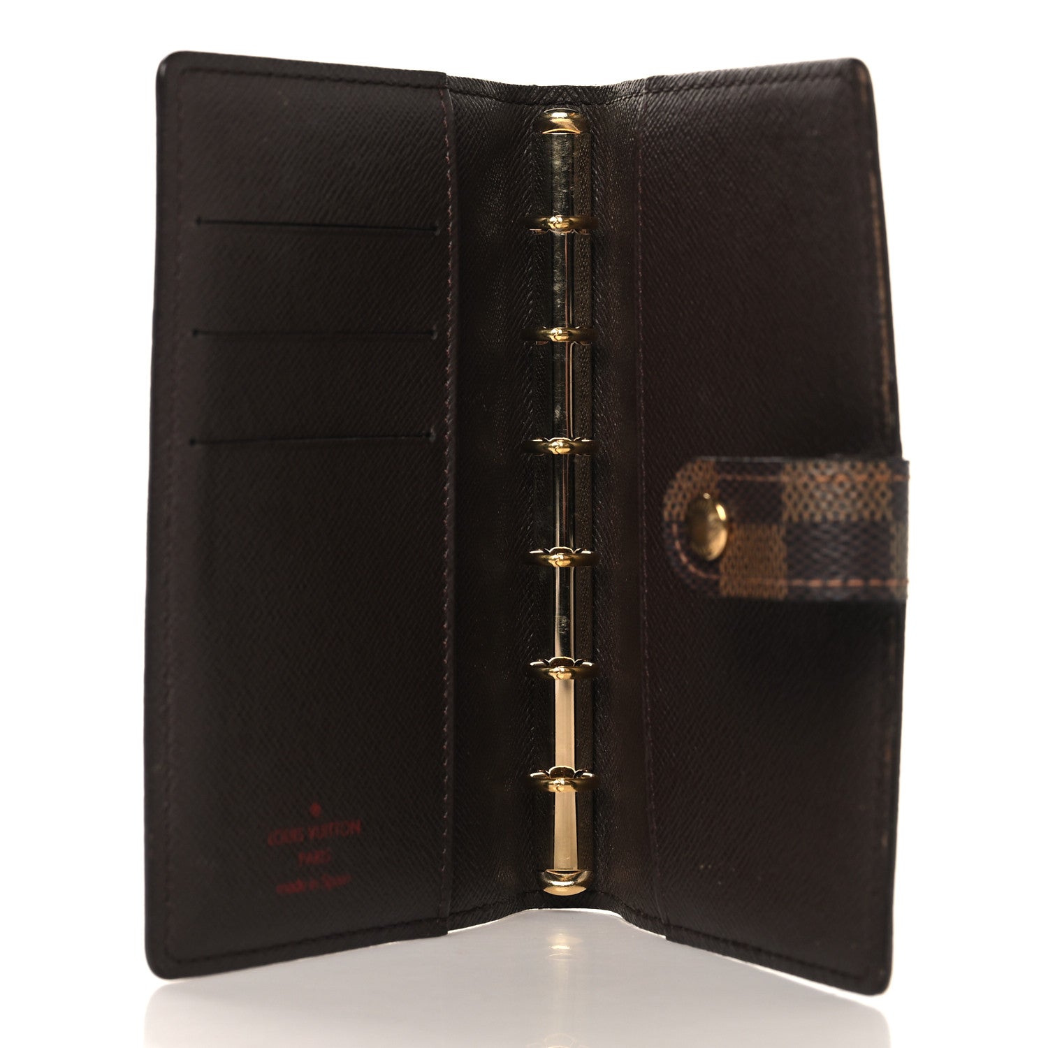 Louis Vuitton Damier Ebene Small Ring Agenda Cover 5 of 7