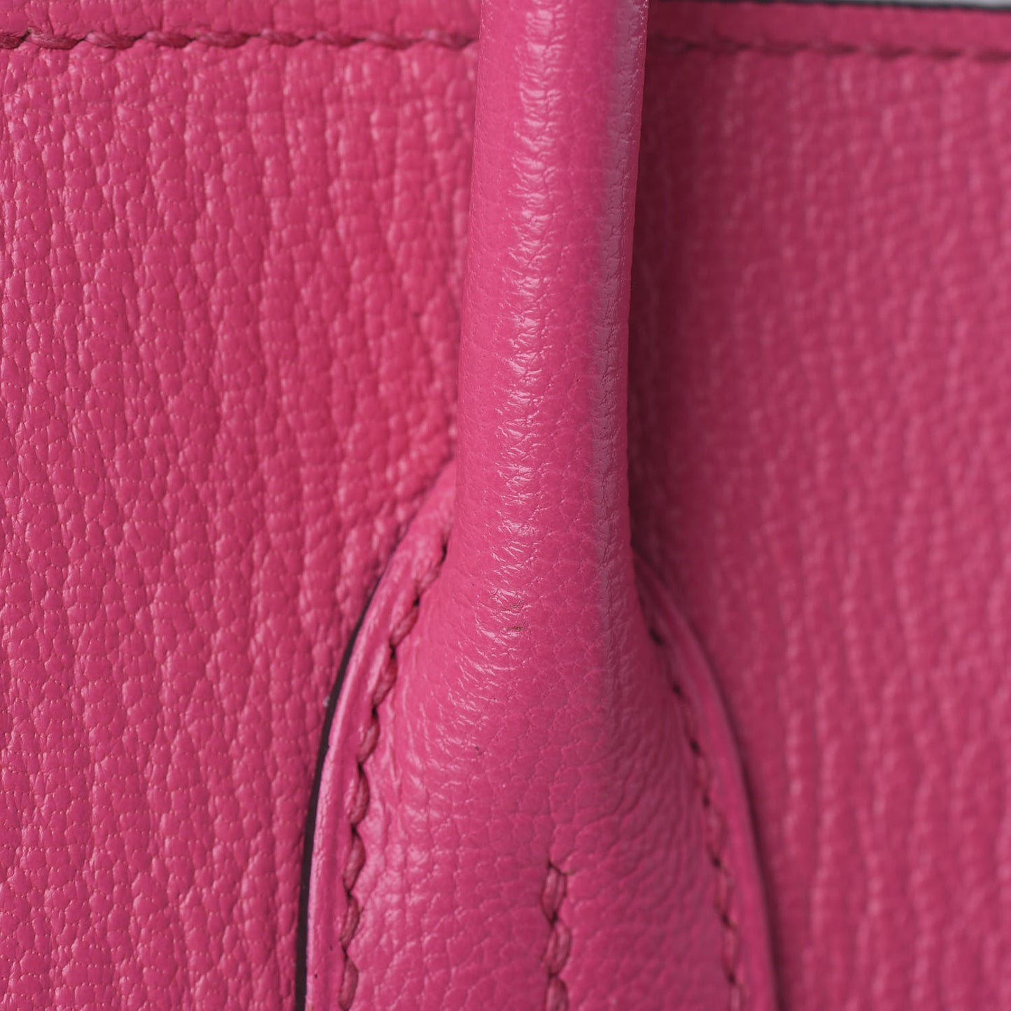 Chevre Mysore Horseshoe Birkin 30 Rose Tyrien Ultraviolet