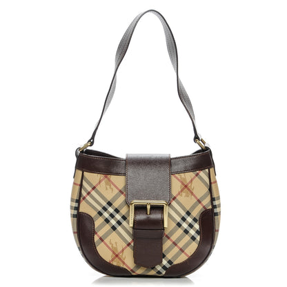 Burberry Haymarket Check Buckle Shoulder Bag 1 of 6