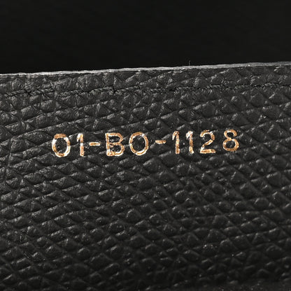 Christian Dior Grained Calfskin Saddle Bag Black 7 of 10