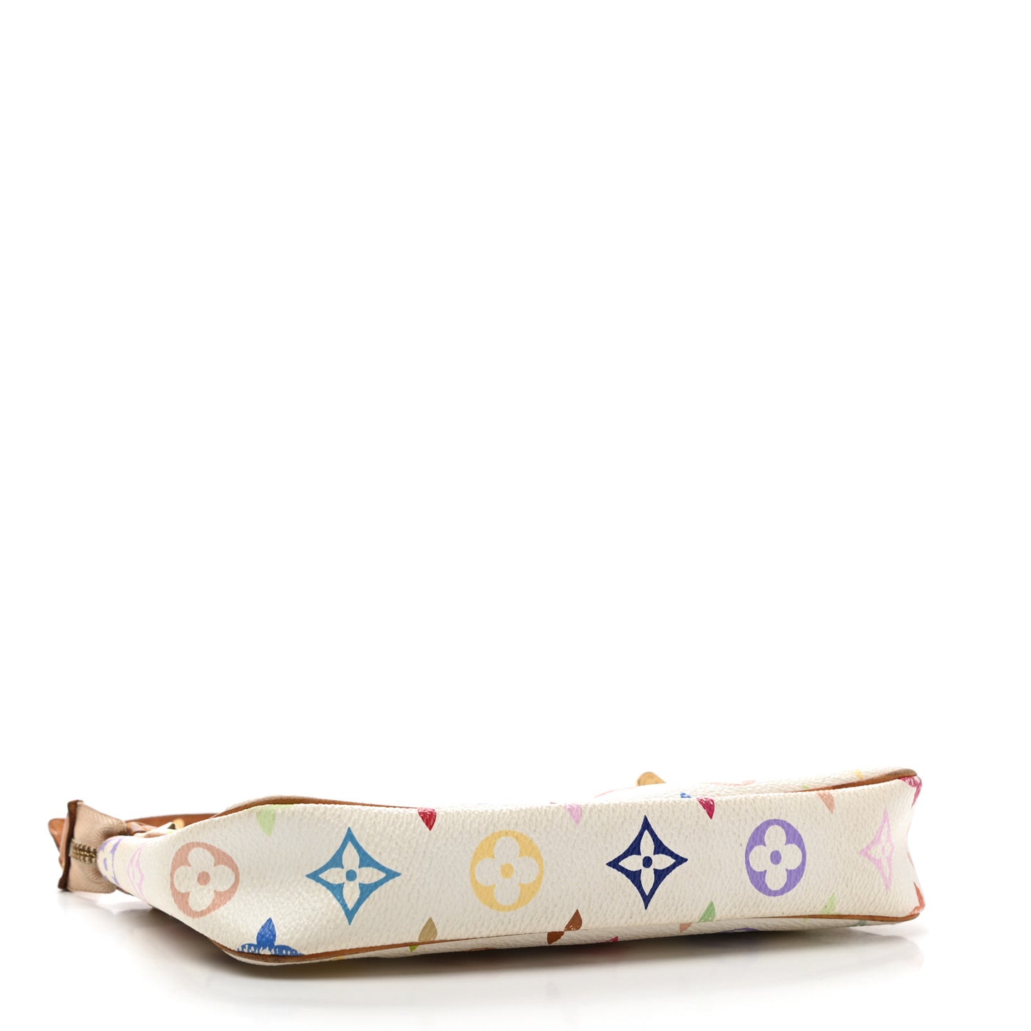 Monogram Multicolor Pochette Accessories White
