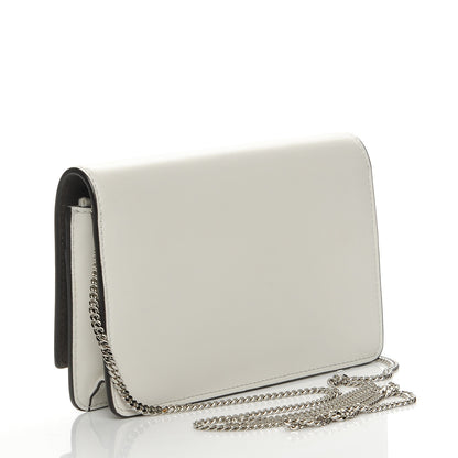 Fendi Vitello Century Lucido Nappa Flowerland Studded Tube Wallet On Chain White Ice Multicolor 3 of 7