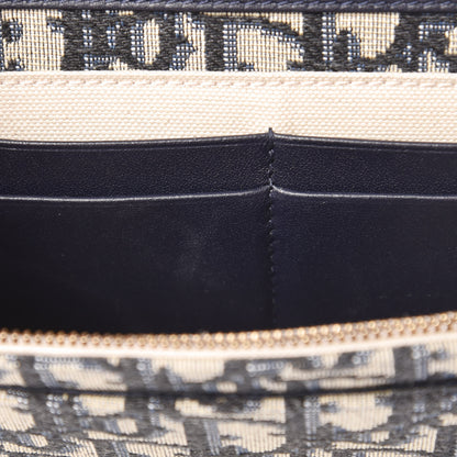 Christian Dior Oblique DiorAddict Wallet On Chain Clutch Navy Blue 7 of 11
