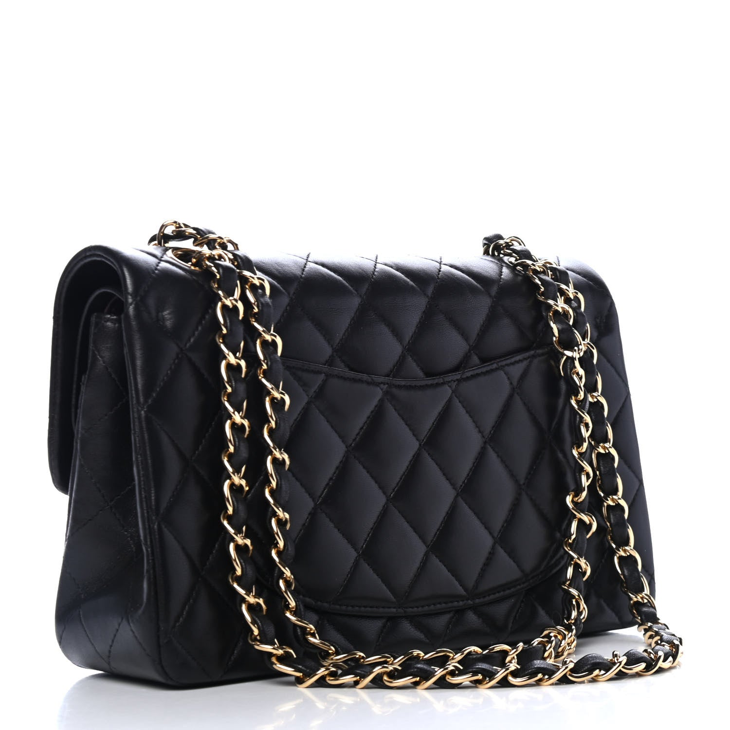 Chanel Lambskin Quilted Small Double Flap Black 2 of 4