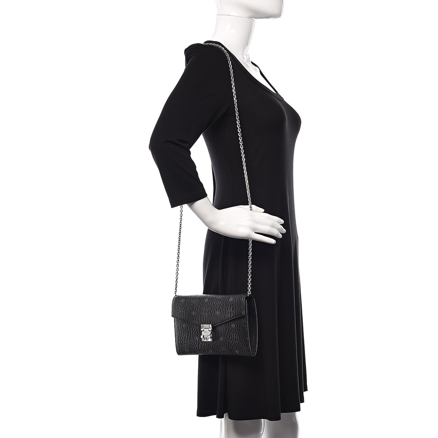 Visetos Patricia Continental Crossbody Wallet Black