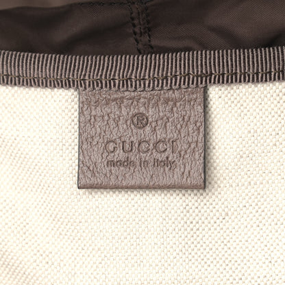 Gucci GG Supreme Monogram Medium Ophidia Double Buckle Backpack Brown 6 of 15