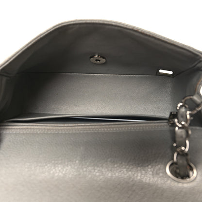 Chanel Caviar Quilted Mini Rectangular Flap Light Grey 5 of 13