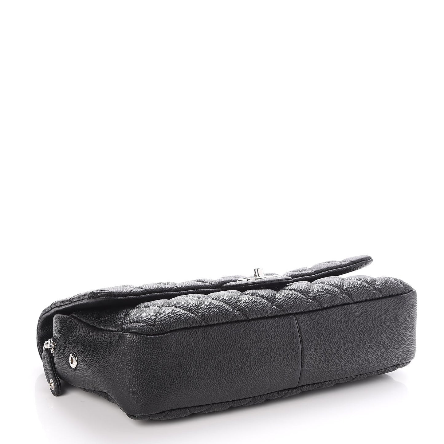 Caviar Quilted Jumbo Easy Flap Black