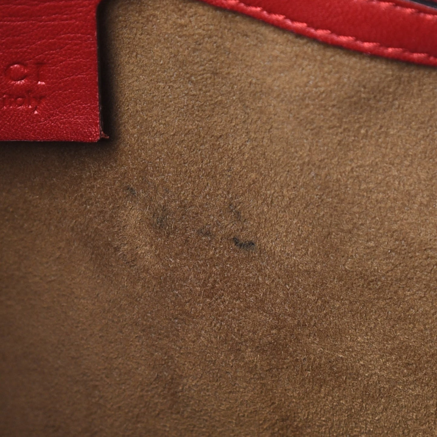 GG Supreme Monogram Linea A Hobo Red