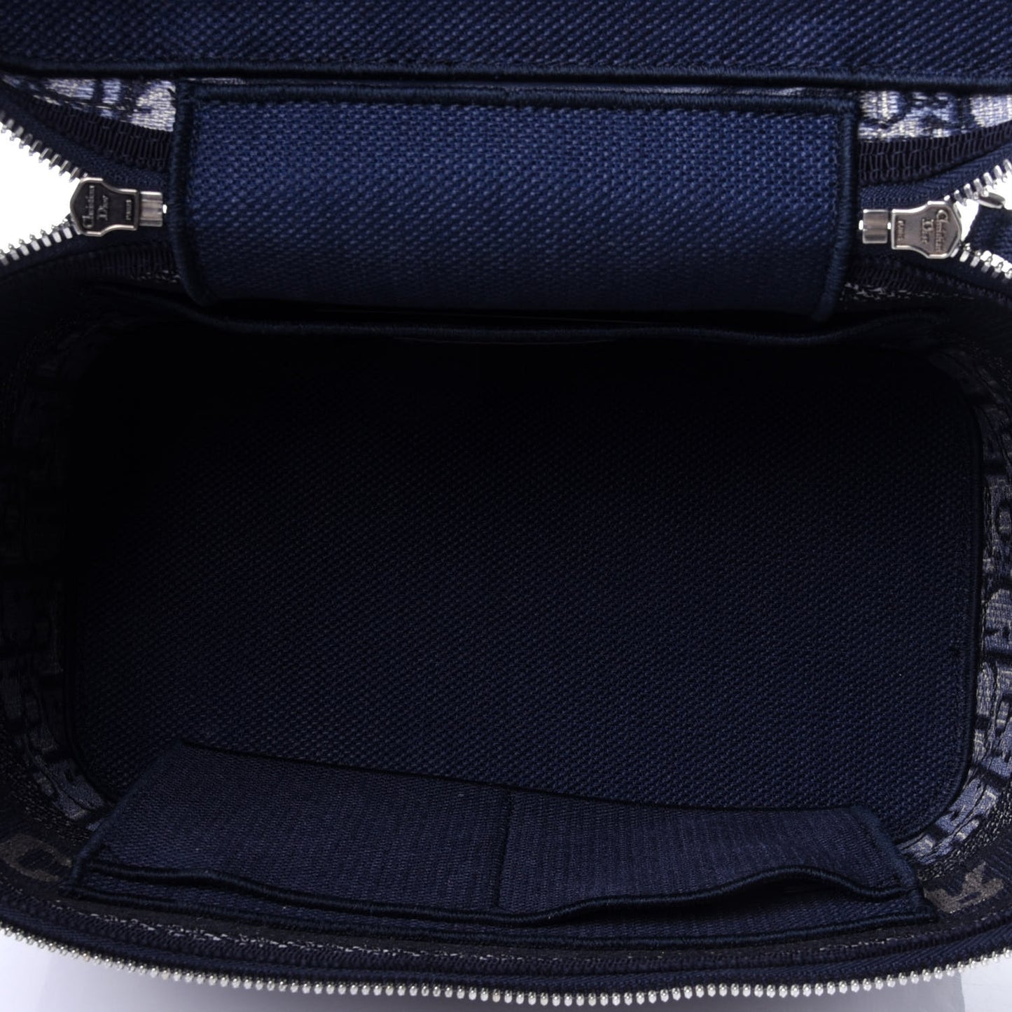 Oblique Diortravel Vanity Case Blue