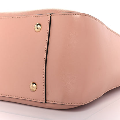 Fendi Vitello Glacier Small FF Tote Rosa Bourbon 6 of 9