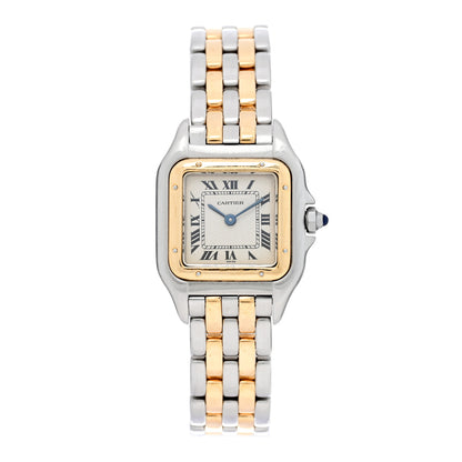 Cartier Stainless Steel 18K Yellow Gold 22mm Panthere Quartz Watch 1 of 4