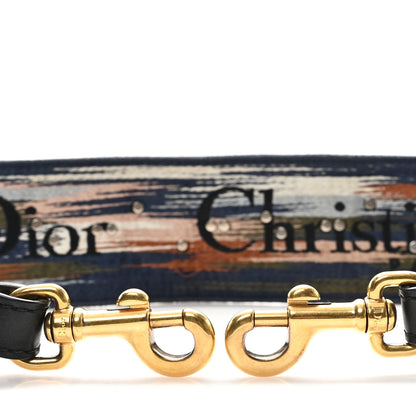 Christian Dior Canvas Embroidered Studded KaleiDiorscopic Shoulder Strap Multicolor 3 of 4