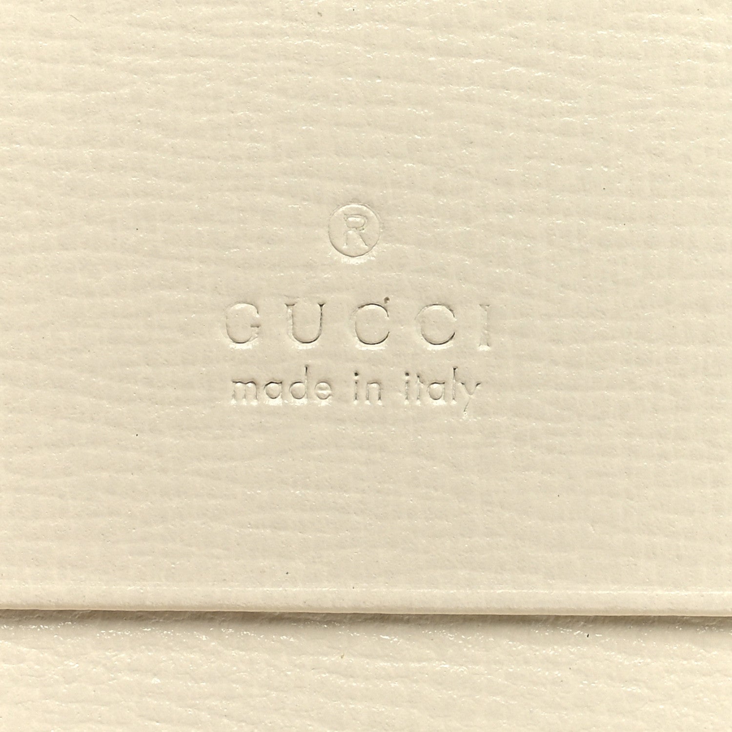Gucci GG Supreme Monogram Azalea Calfskin Horsebit 1955 Card Case Wallet Beige Ebony Mystic White 6 of 6