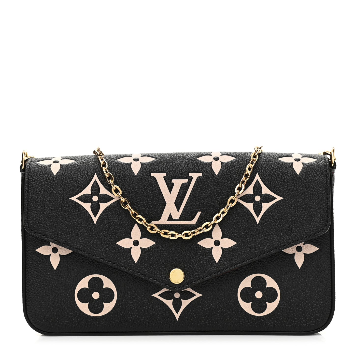 Empreinte Monogram Giant Felicie Pochette Black Beige