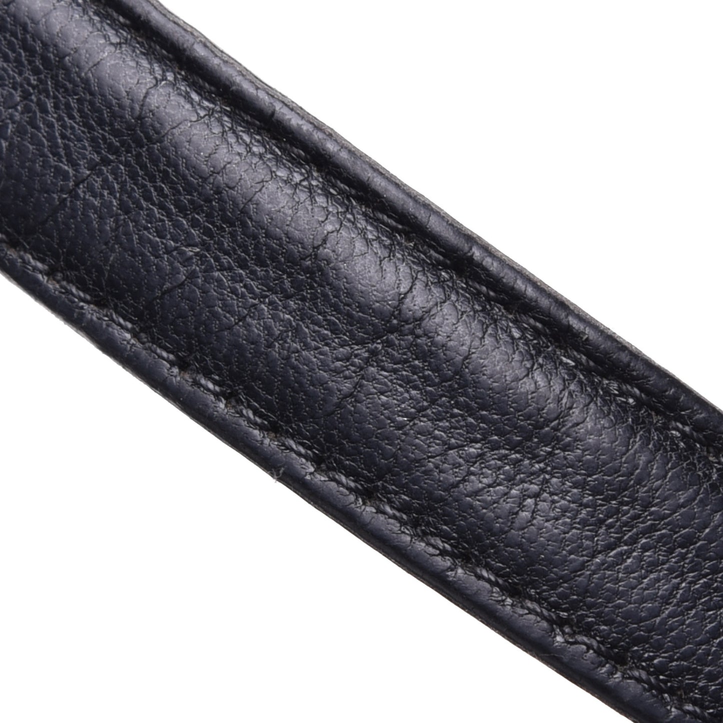 Goatskin Large Peekaboo Iconic Satchel Black