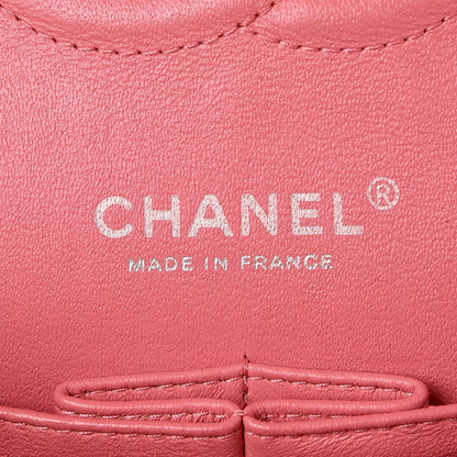 Chanel Lambskin Quilted Medium Double Flap Pink 7 of 9
