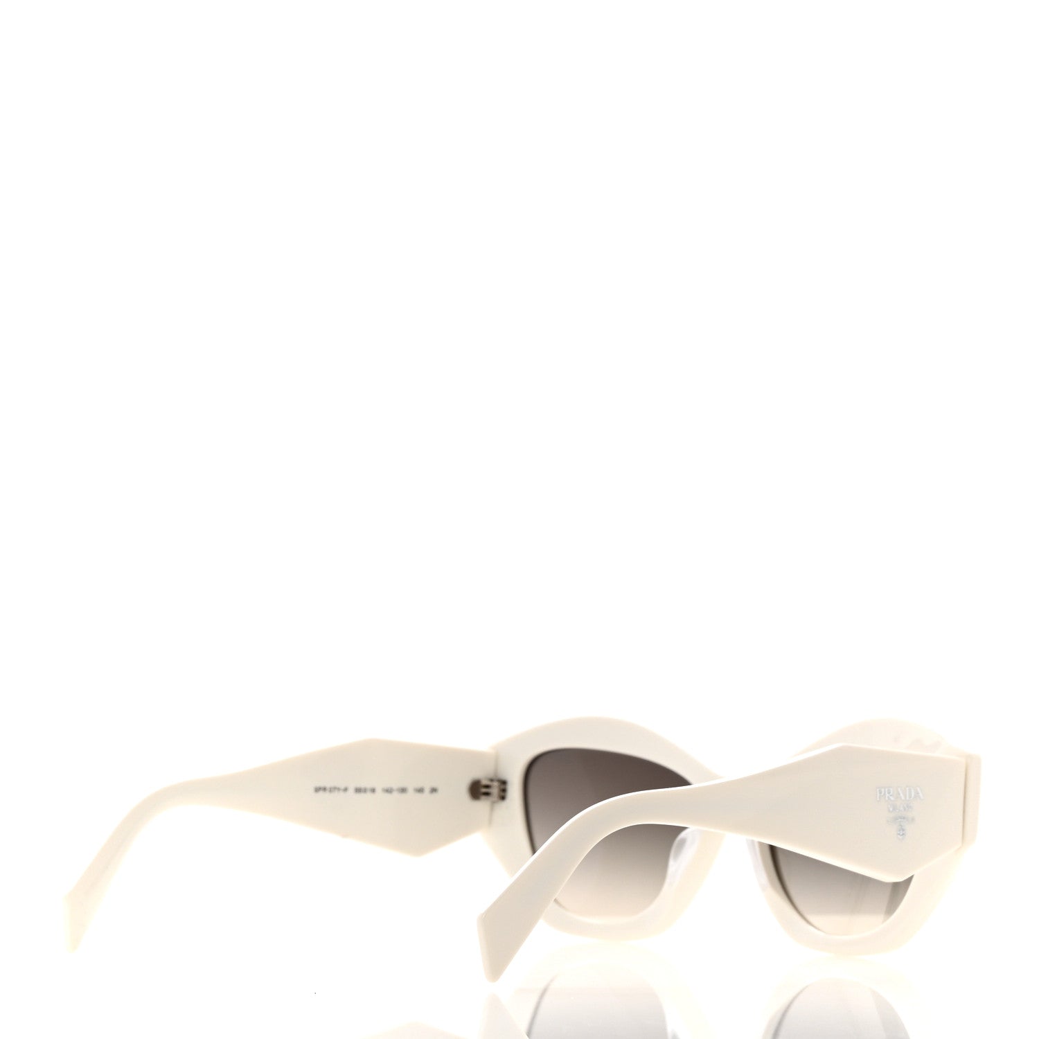 Prada Acetate Symbole Sunglasses SPR 07Y-F White 4 of 8