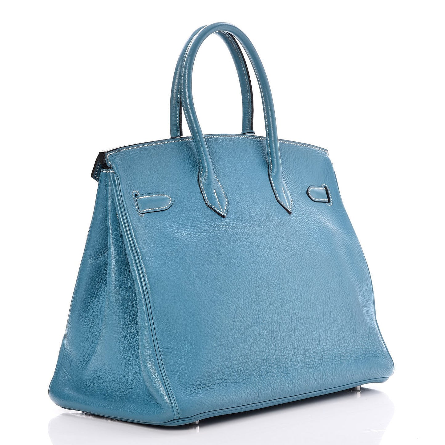 Taurillon Clemence Birkin 35 Blue Jean