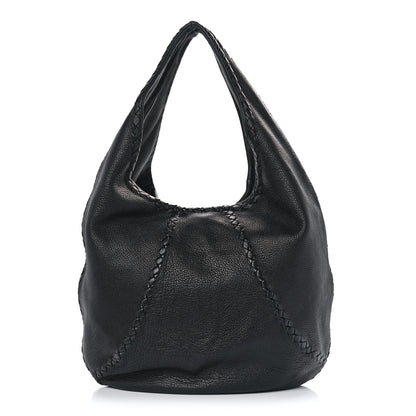 Bottega Veneta Cervo Deerskin Large Hobo Black 1 of 11