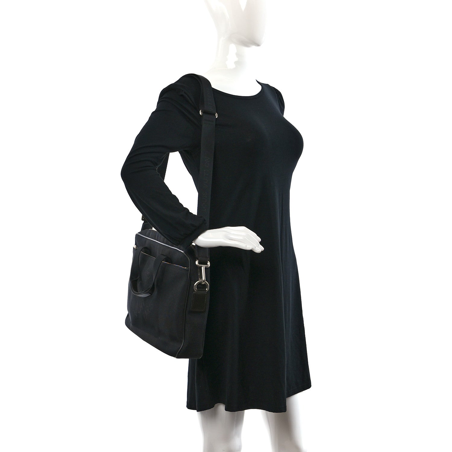 Louis Vuitton Damier Geant Associe PM Black 2 of 8
