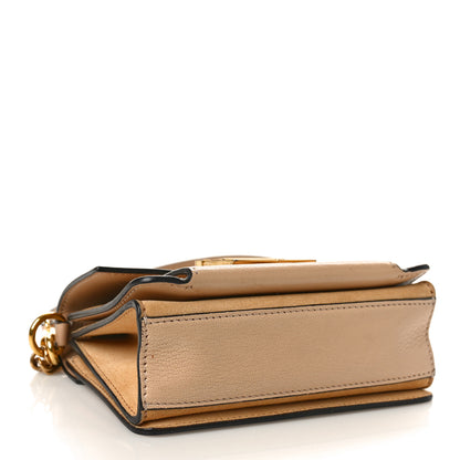 Givenchy Goatskin Suede Mini GV3 Shoulder Bag Nude 4 of 10