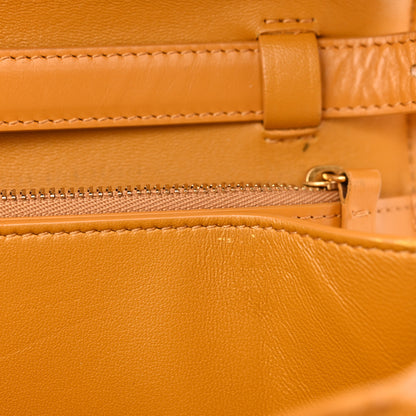 Celine Smooth Calfskin Medium Classic Box Flap Bag Daffodil 9 of 18