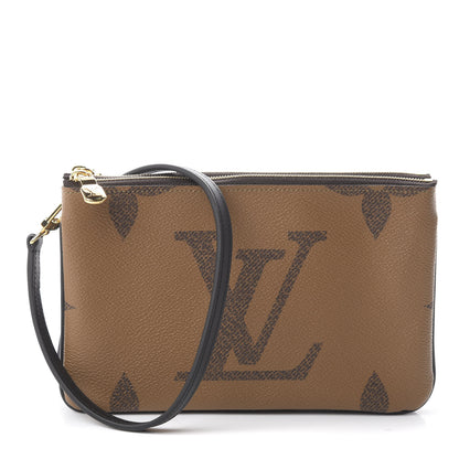 Louis Vuitton Reverse Monogram Giant Double Zip Pochette 1 of 8