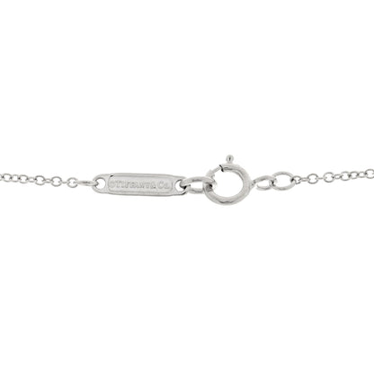 Tiffany 18K White Gold Diamond Medium Atlas Open Pave Pendant Necklace 4 of 5