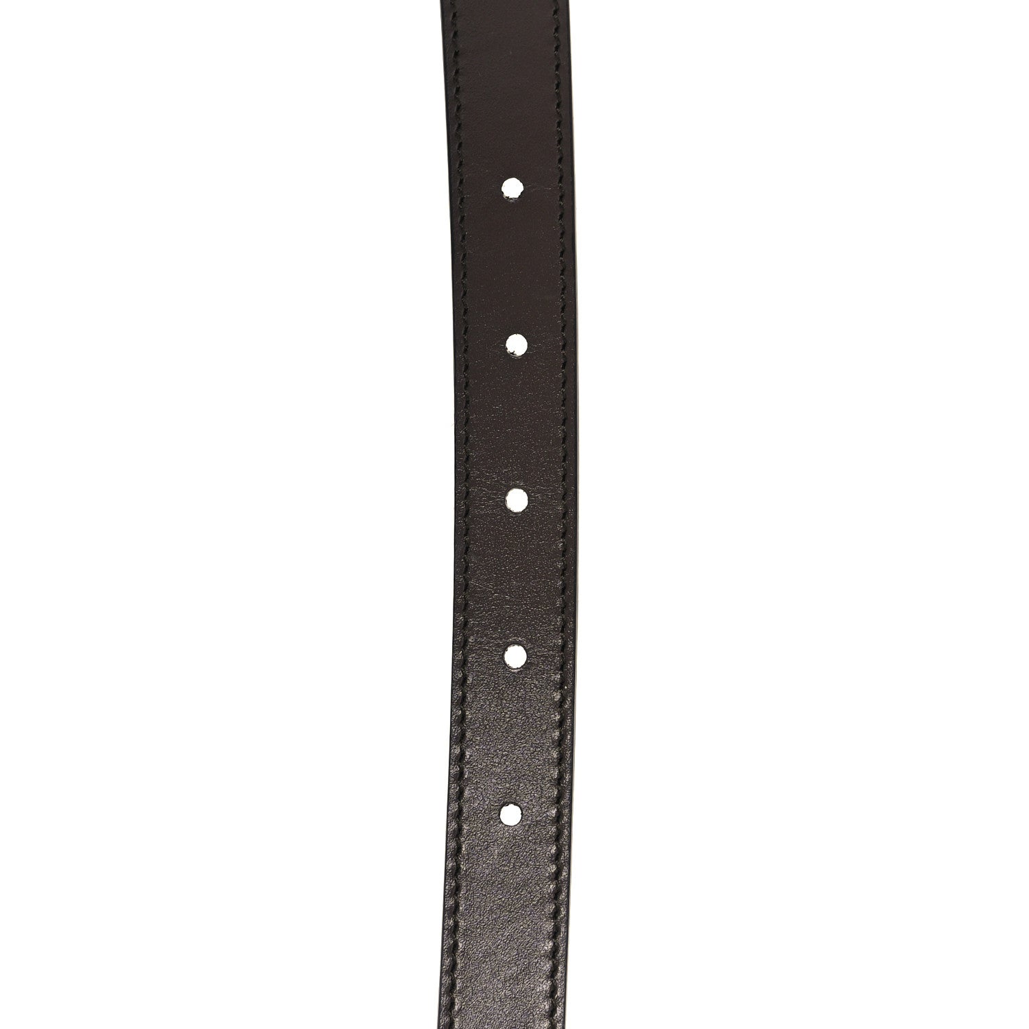 Gucci GG Supreme Monogram Plutone Calfskin Double G Reversible 37mm Belt 70 28 Beige Ebony New Acero 5 of 7
