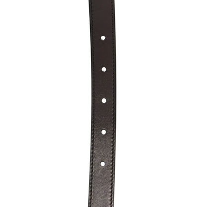 Gucci GG Supreme Monogram Plutone Calfskin Double G Reversible 37mm Belt 70 28 Beige Ebony New Acero 5 of 7